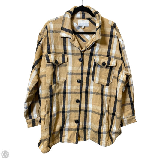 Jacket Other By Lucky Brand In Plaid Pattern, Size: Xl
