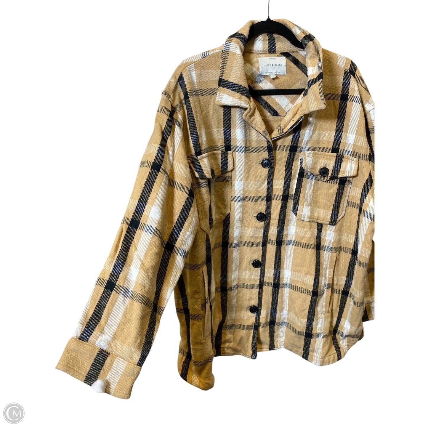 Jacket Other By Lucky Brand In Plaid Pattern, Size: Xl