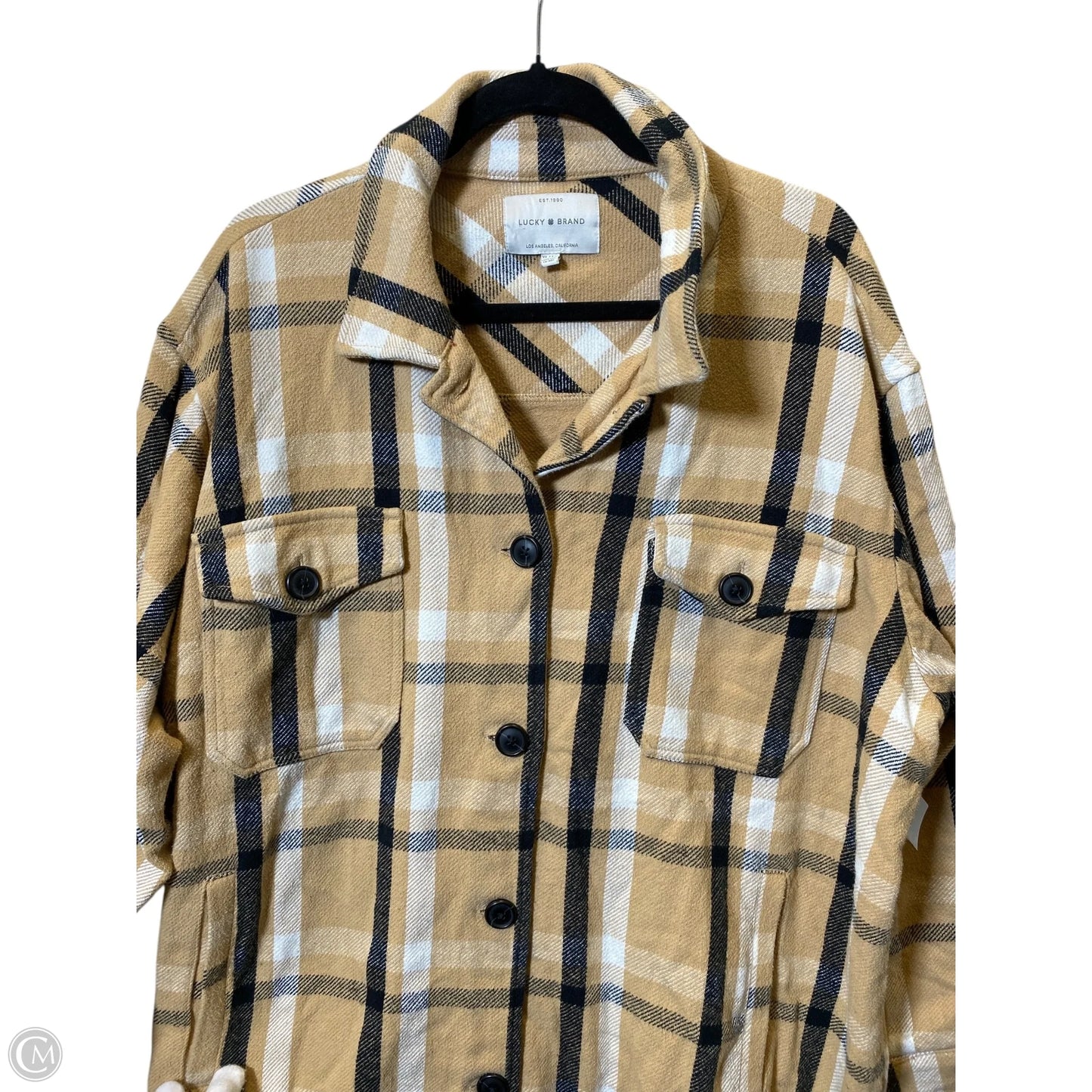 Jacket Other By Lucky Brand In Plaid Pattern, Size: Xl