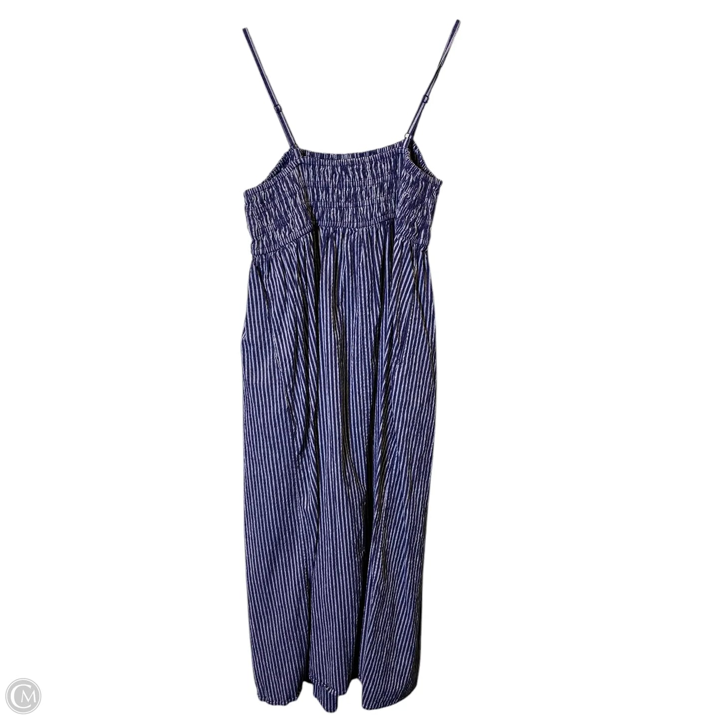 Dress Casual Maxi By A New Day In Blue & Grey, Size: M