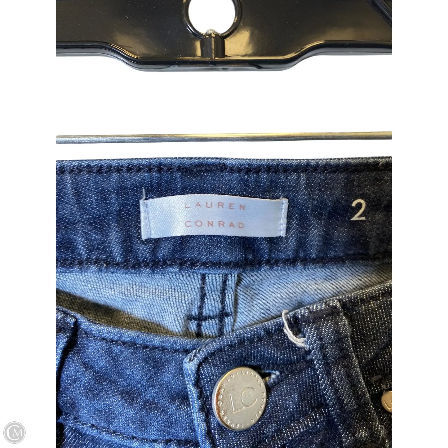 Jeans Skinny By Lc Lauren Conrad In Blue Denim, Size: 2