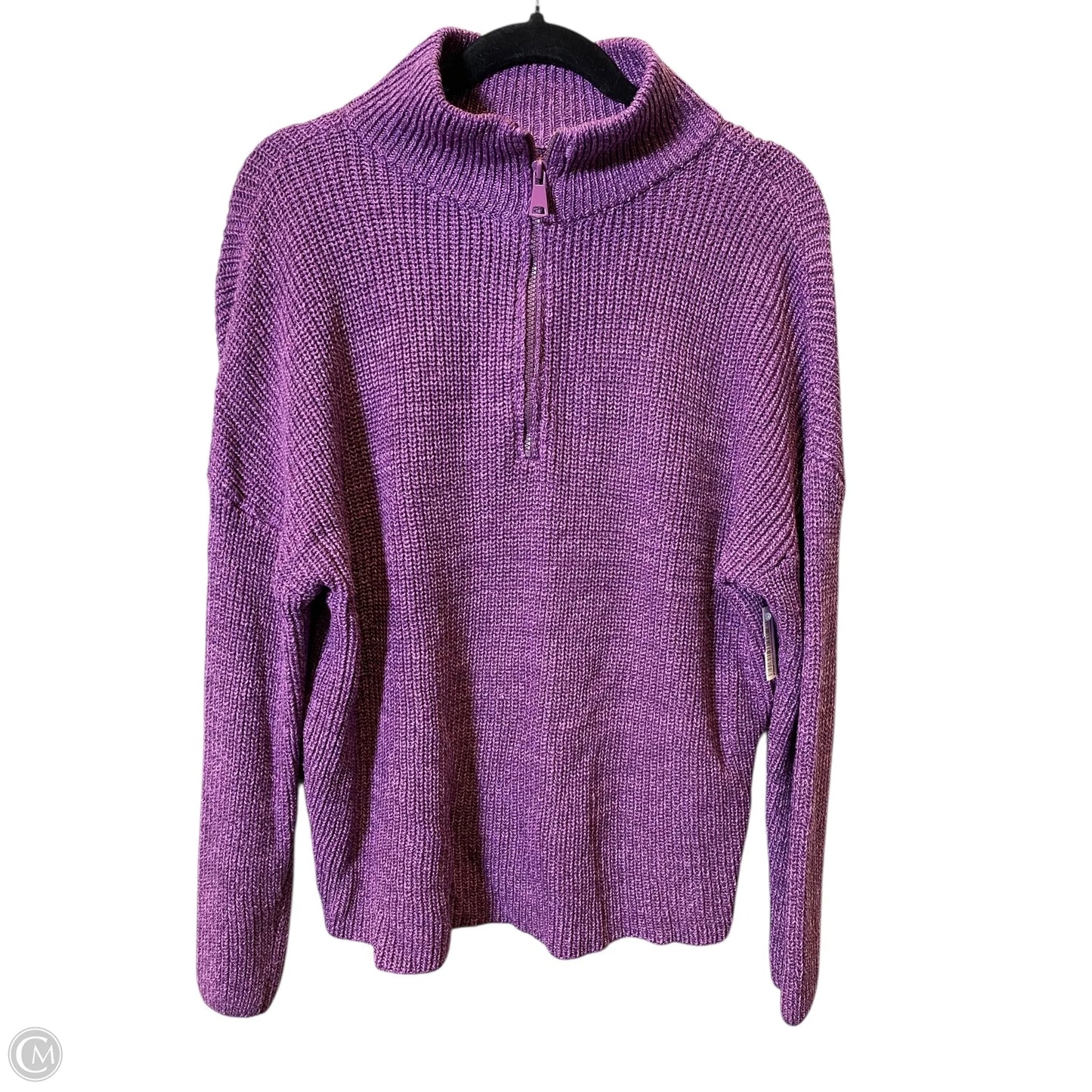 Sweater By Clothes Mentor In Purple, Size: L