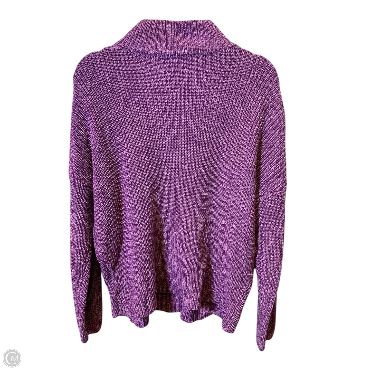 Sweater By Clothes Mentor In Purple, Size: L