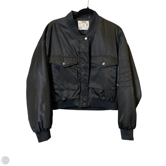 Jacket Puffer & Quilted By Ci Sono In Black, Size: L