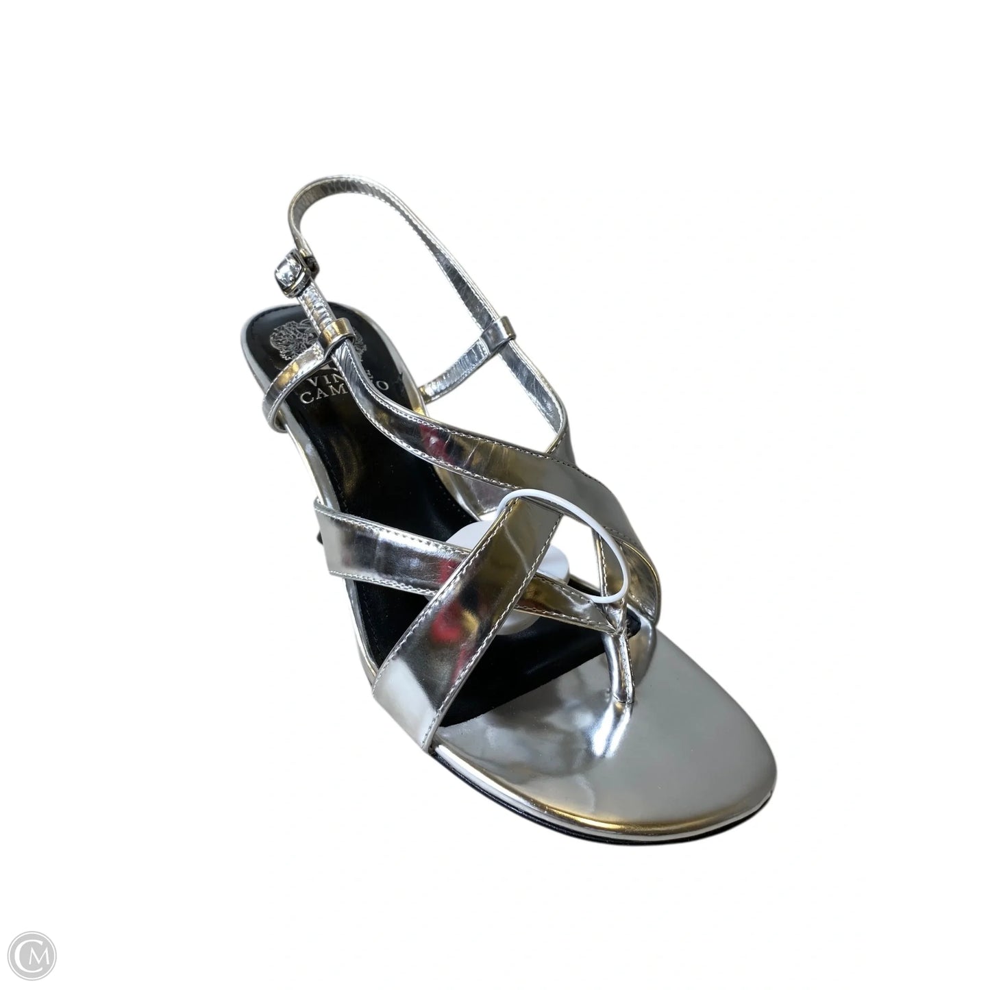 Shoes Heels Kitten By Vince Camuto In Silver, Size: 8.5