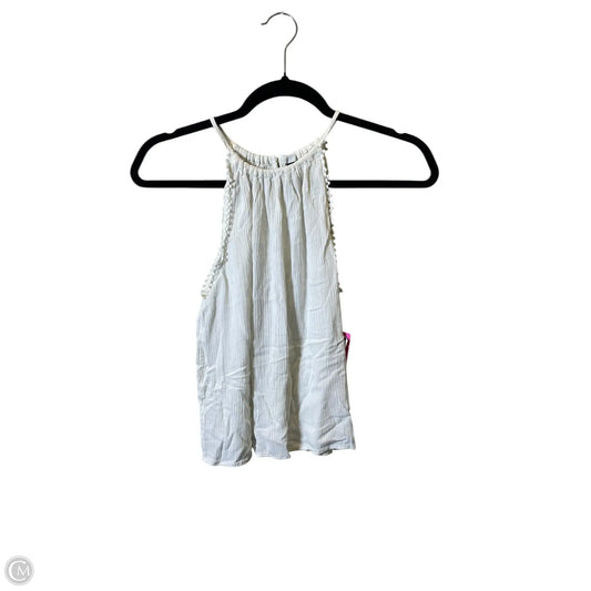 Top Sleeveless By Divided In White, Size: Xs