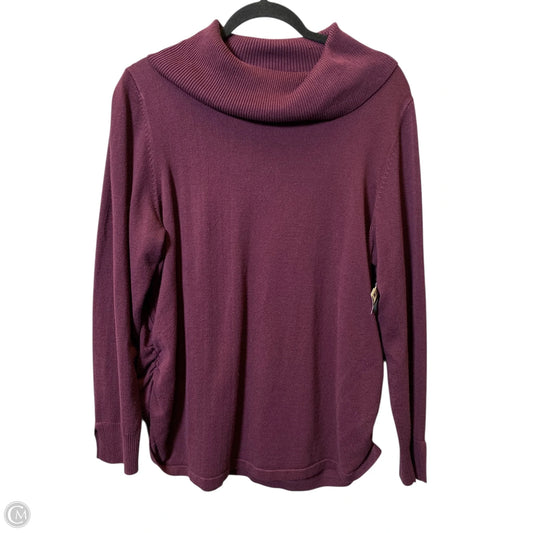 Sweater By Lane Bryant In Maroon, Size: L