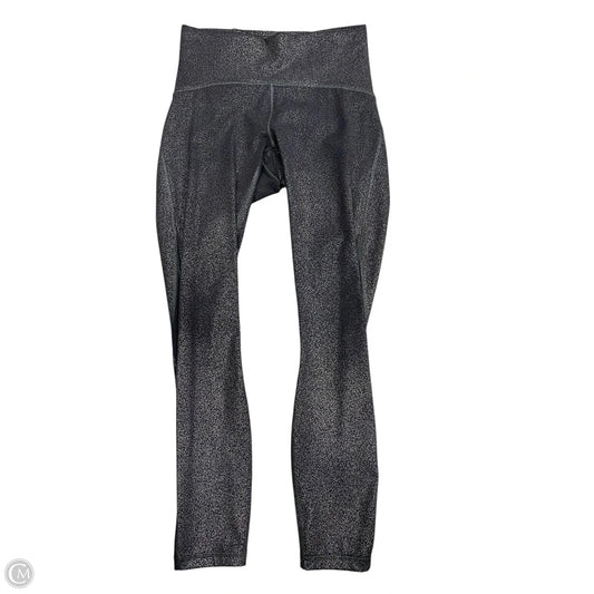 Athletic Leggings By Lululemon In Silver, Size: 4
