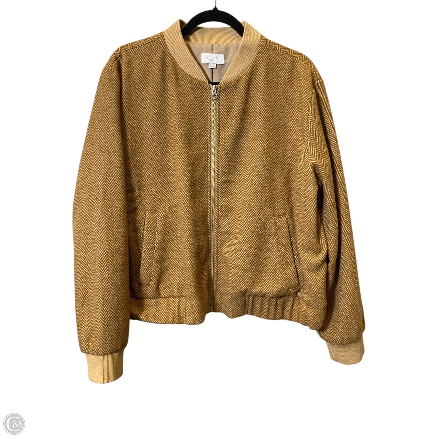 Jacket Puffer & Quilted By Loft In Brown, Size: Xl