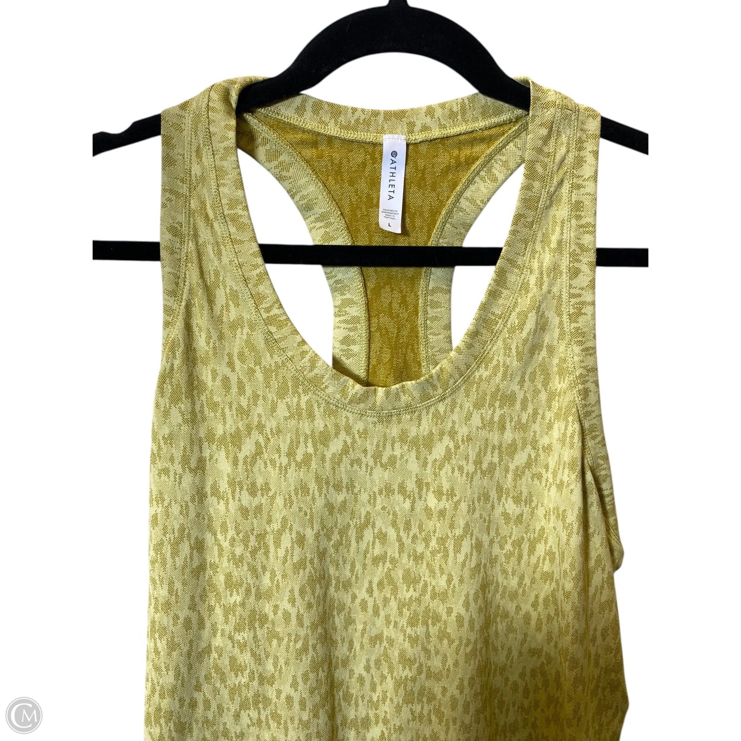 Athletic Tank Top By Athleta In Green, Size: L