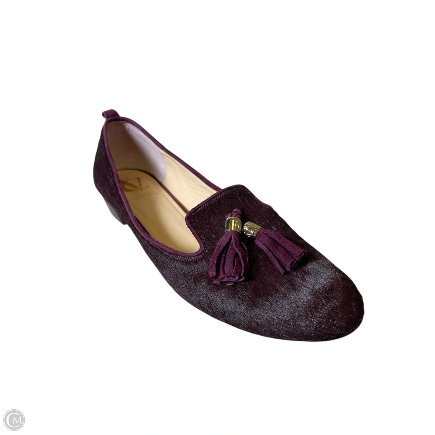 Shoes Flats By Clothes Mentor In Maroon, Size: 7.5