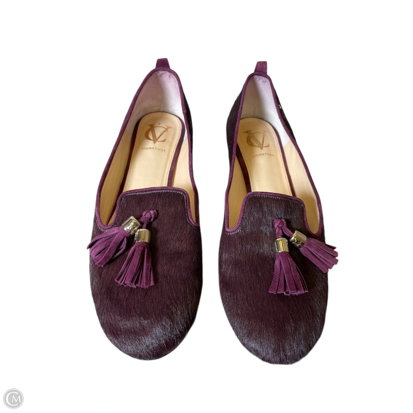 Shoes Flats By Clothes Mentor In Maroon, Size: 7.5