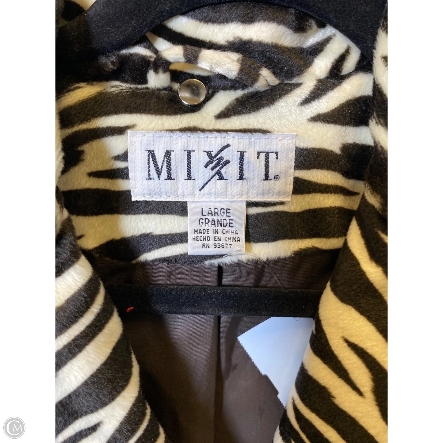 Coat Other By Mix It In Animal Print, Size: L