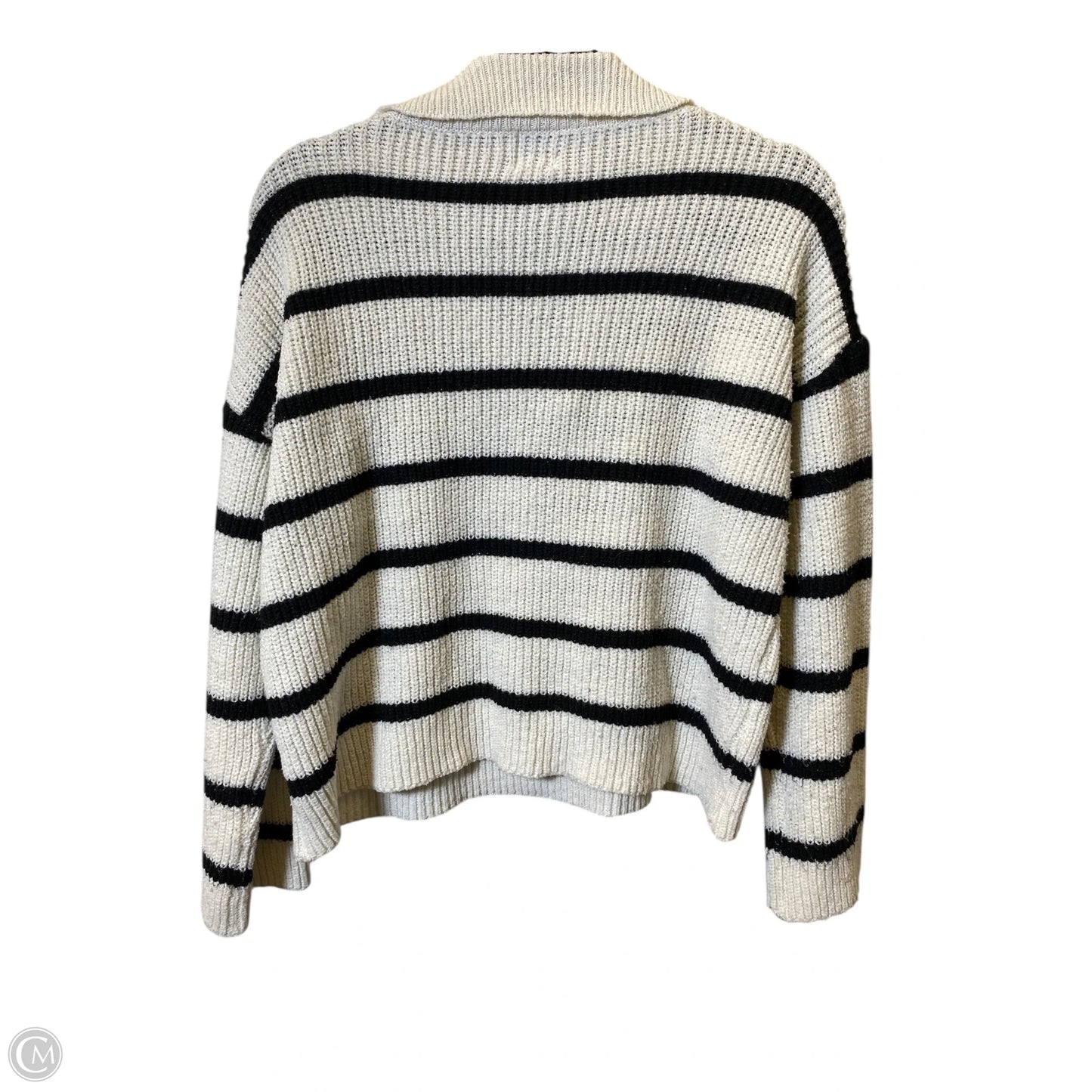 Sweater By Princess Polly In Black & White, Size: M