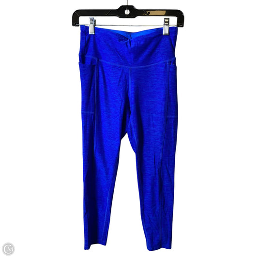 Athletic Leggings By New Balance In Blue, Size: S