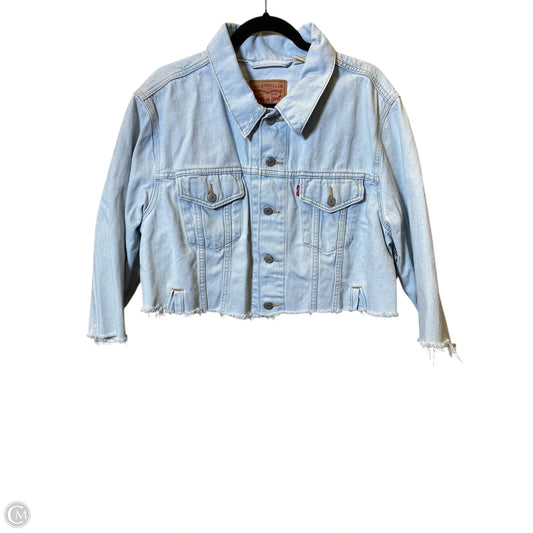Jacket Denim By Levis In Animal Print, Size: 2x