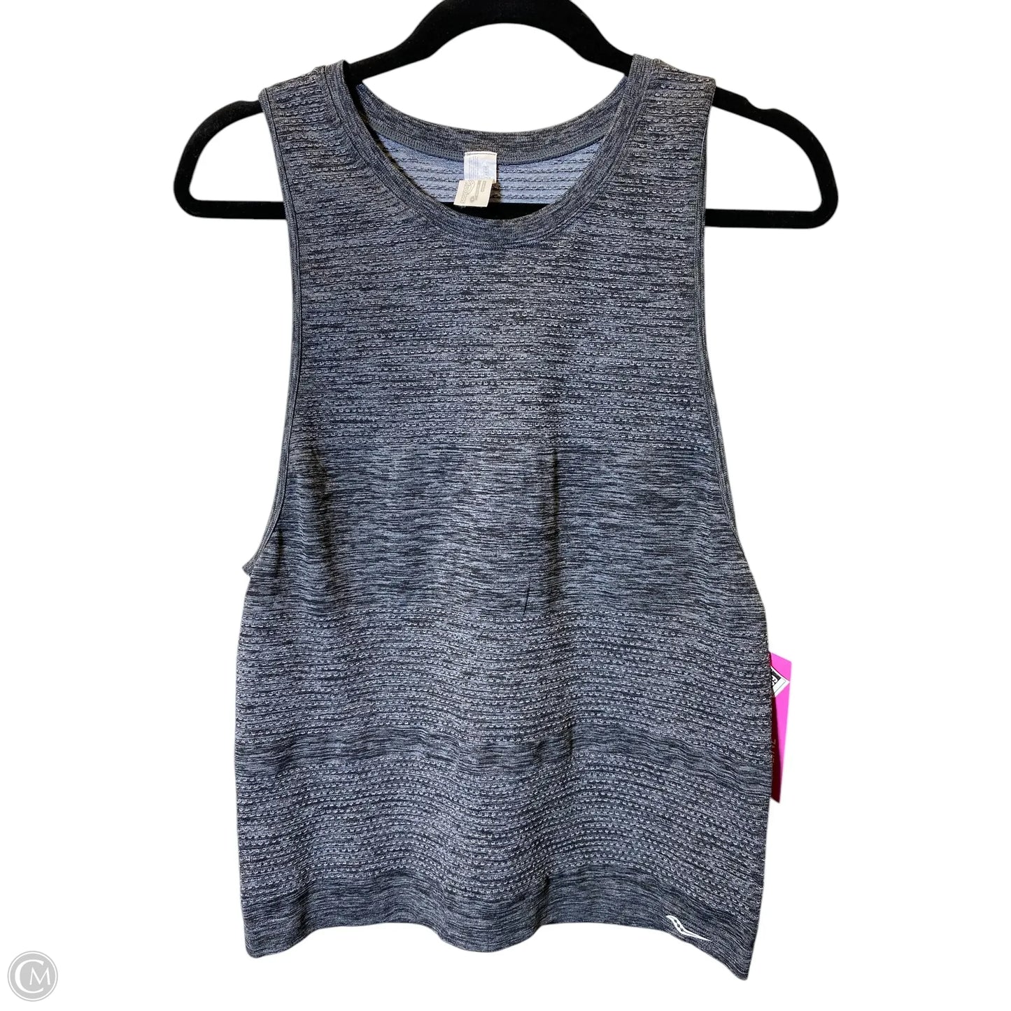 Athletic Tank Top By Saucony In Grey, Size: S