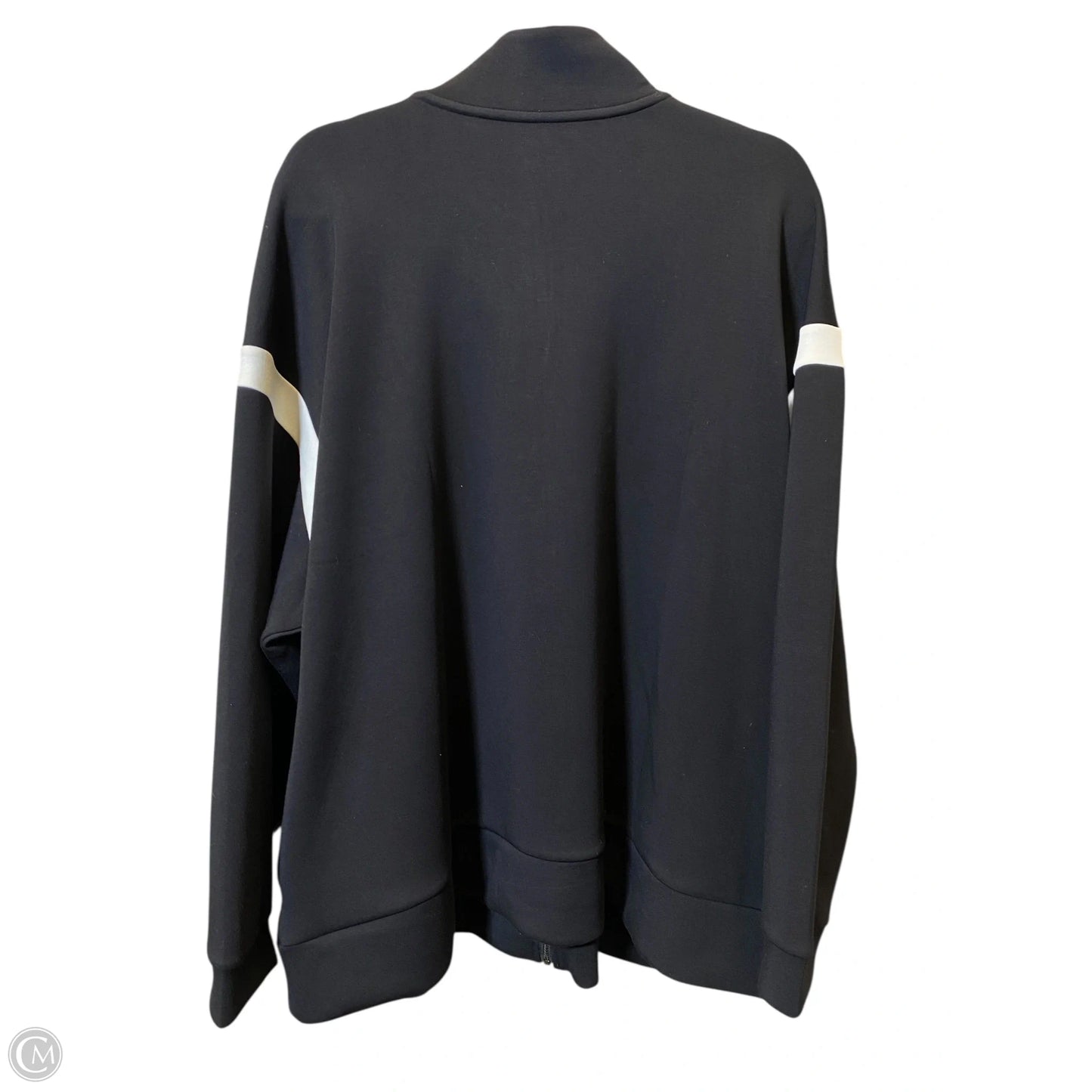 Athletic Jacket By Lane Bryant In Black & White, Size: 3x