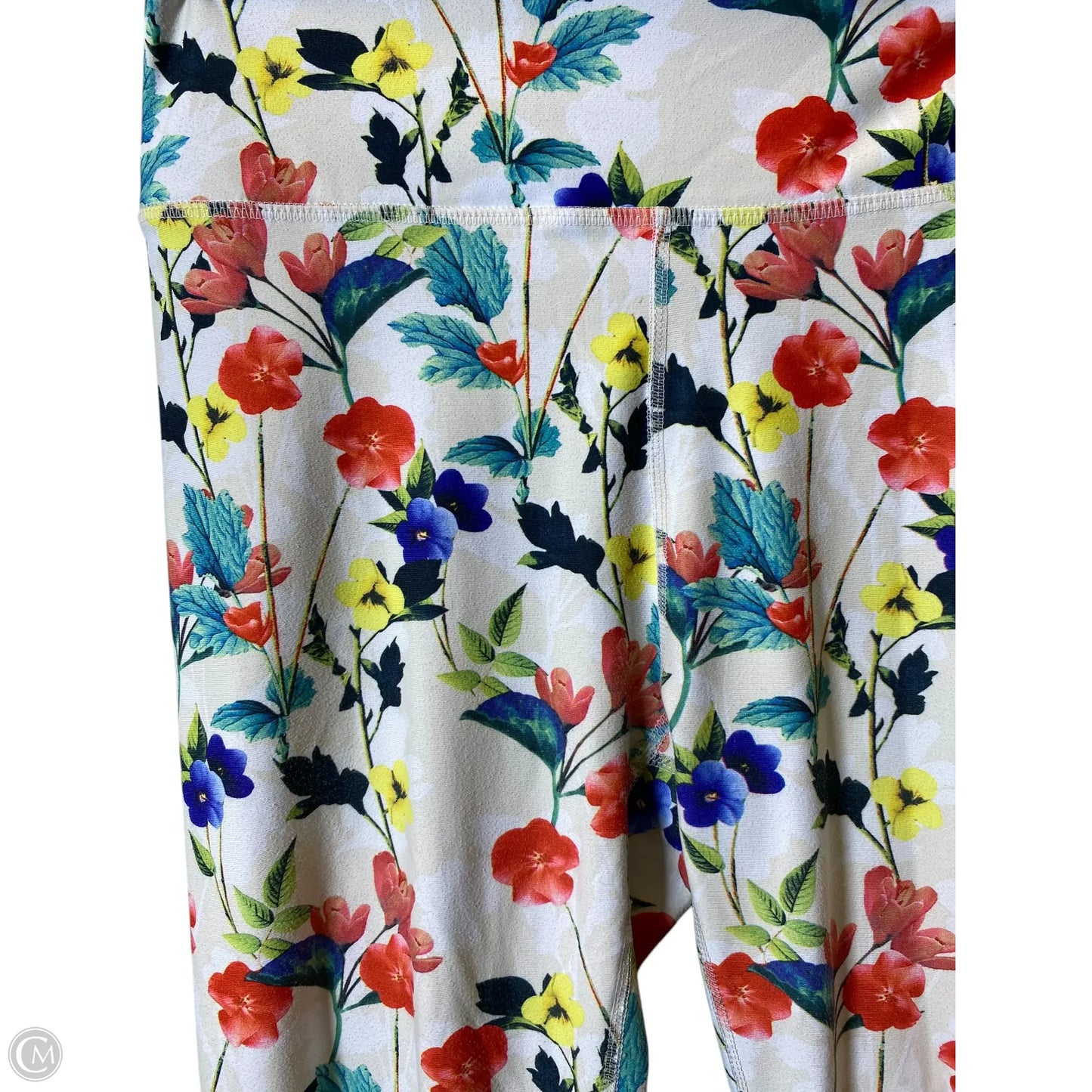 Athletic Leggings By Fabletics In Floral Print, Size: S