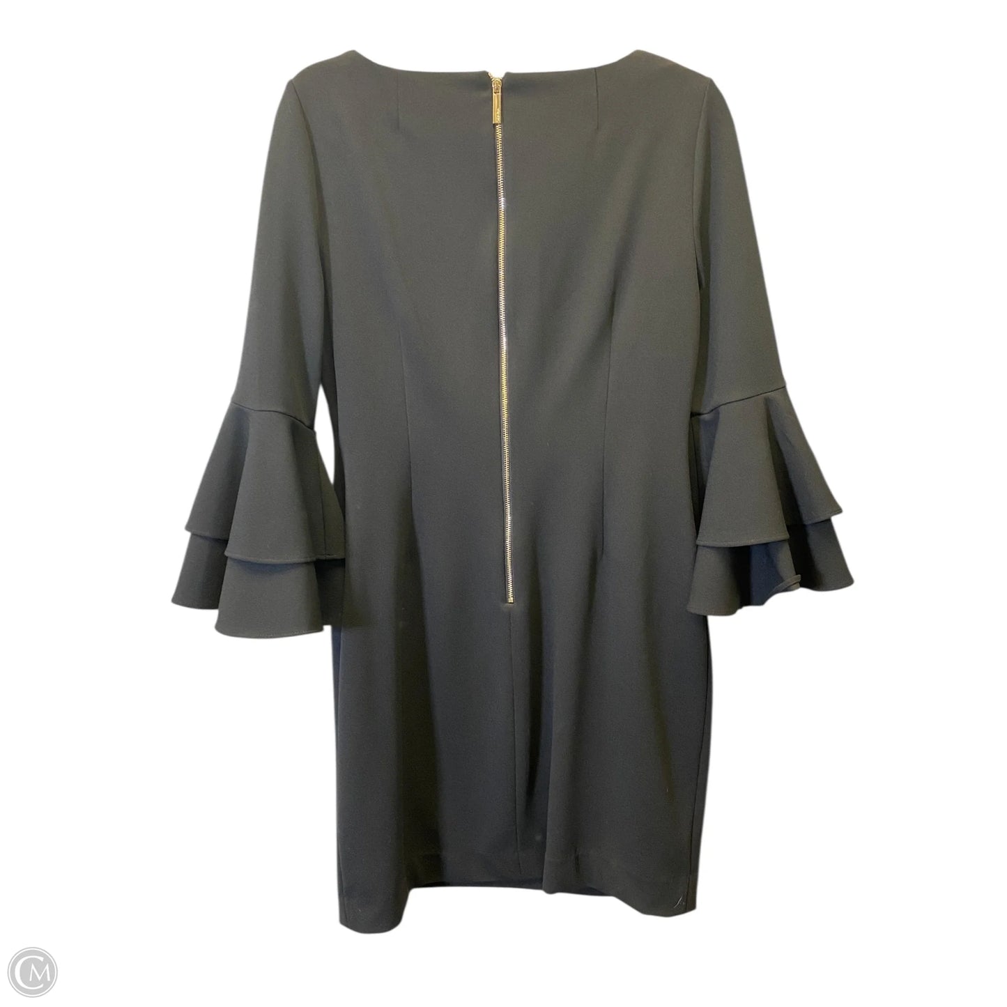 Dress Casual Midi By Calvin Klein In Black, Size: M