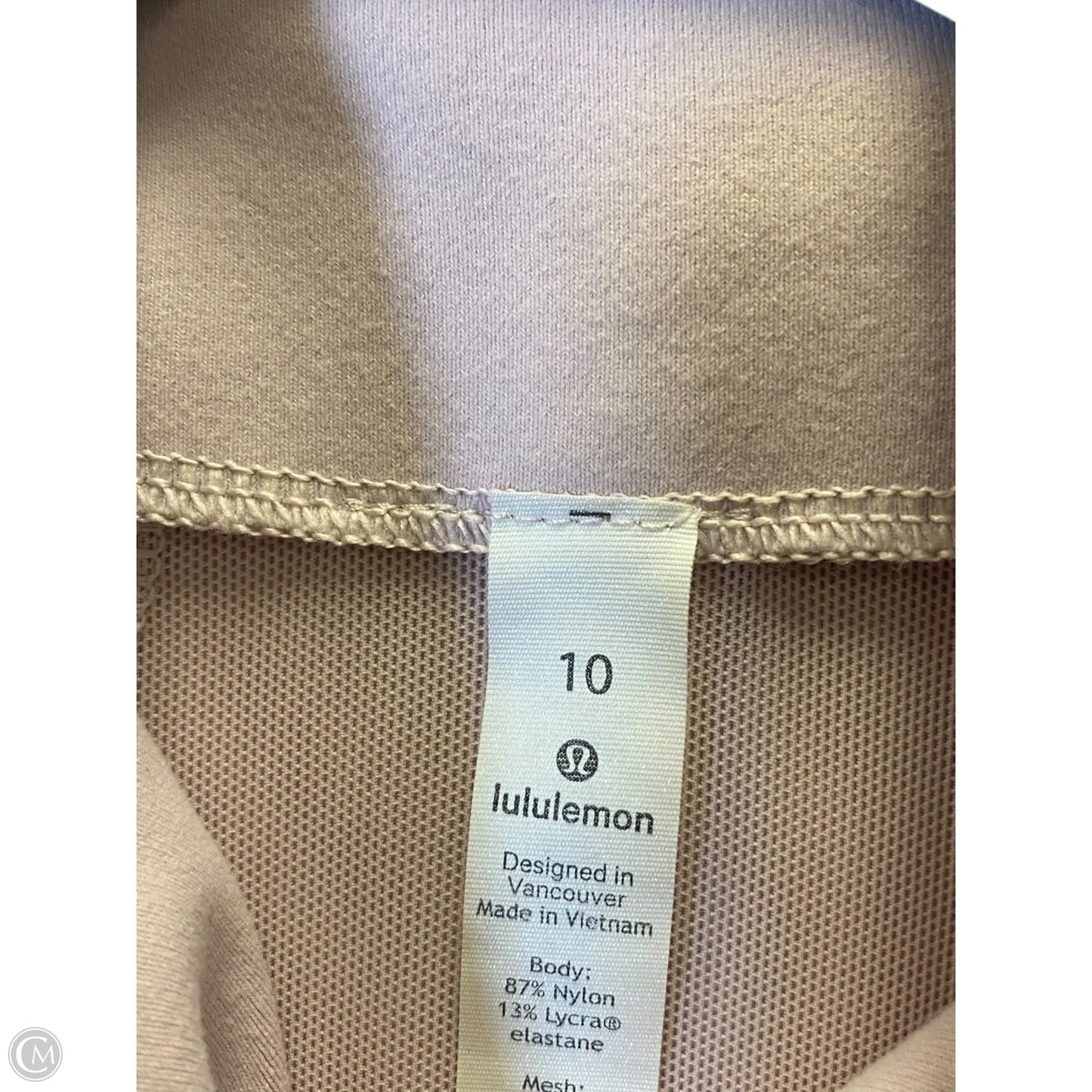 Athletic Jacket By Lululemon In Pink, Size: 10
