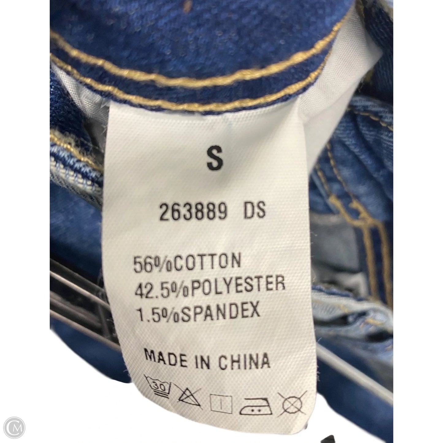 Jeans Wide Leg By Clothes Mentor In Blue Denim, Size: S