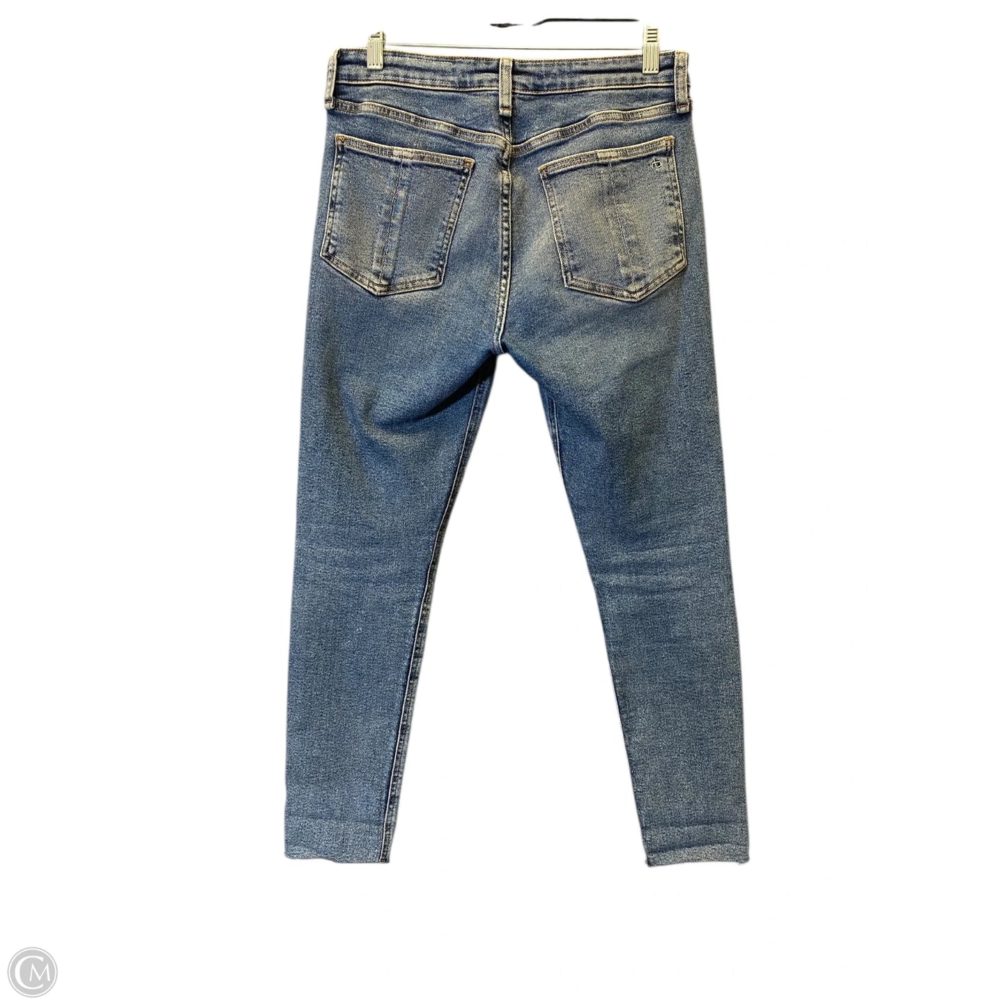 Jeans Straight By Rag And Bone In Blue Denim, Size: 6