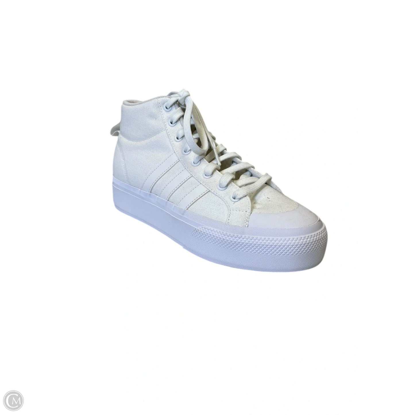 Shoes Flats By Adidas In White, Size: 9