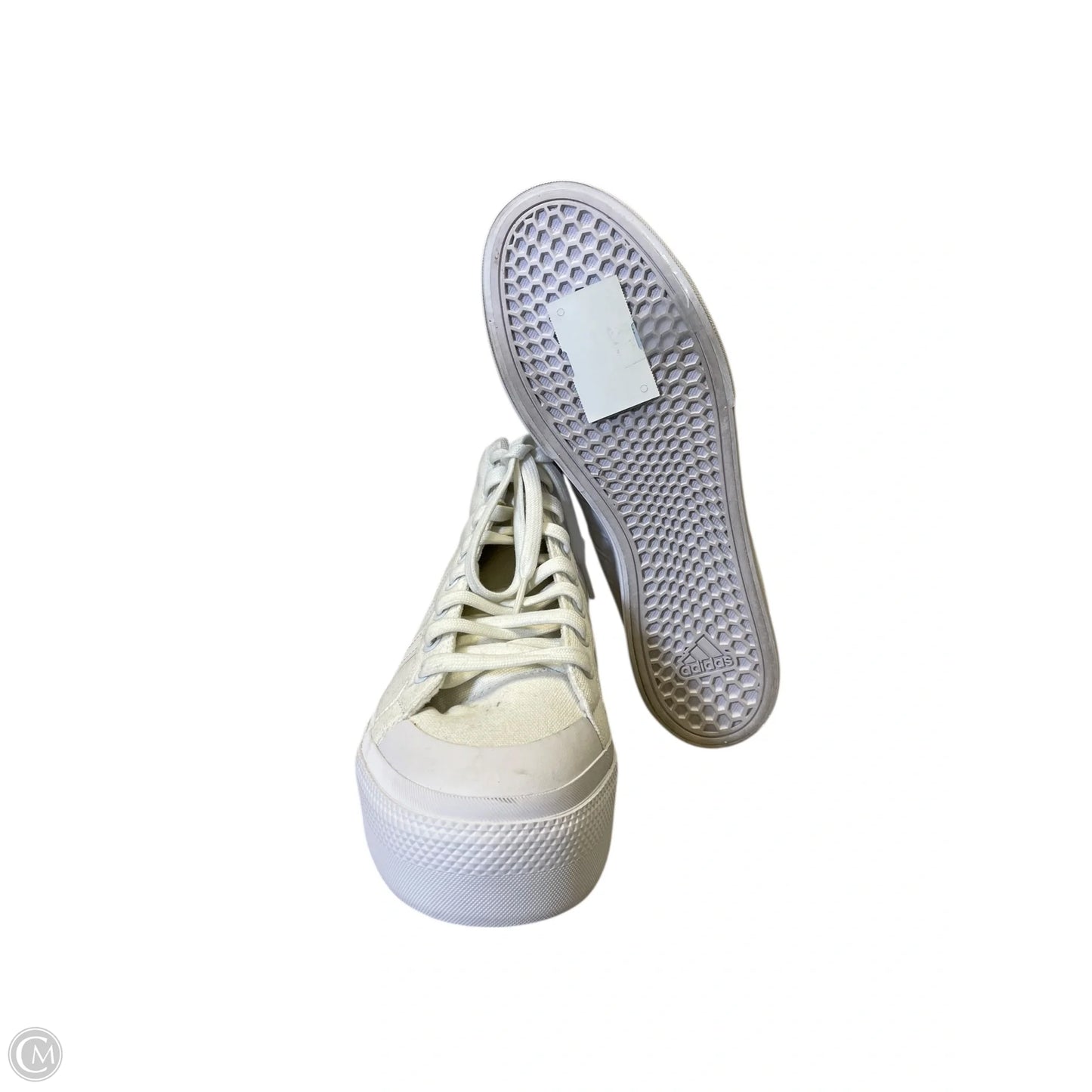 Shoes Flats By Adidas In White, Size: 9