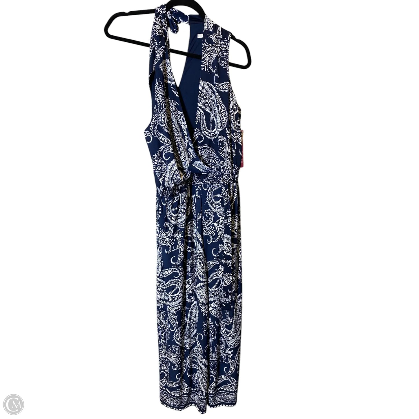 Overalls By Studio 1 In Blue & White, Size: M