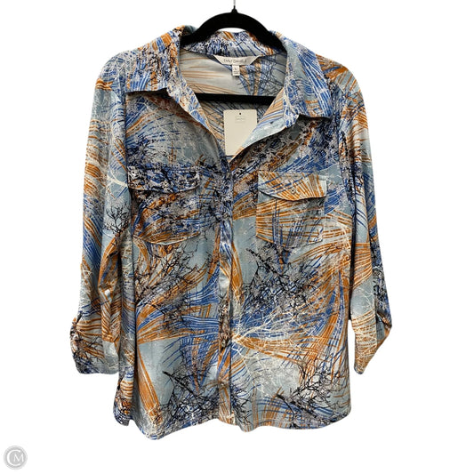 Top Long Sleeve By Emily Daniels In Multi-colored, Size: L