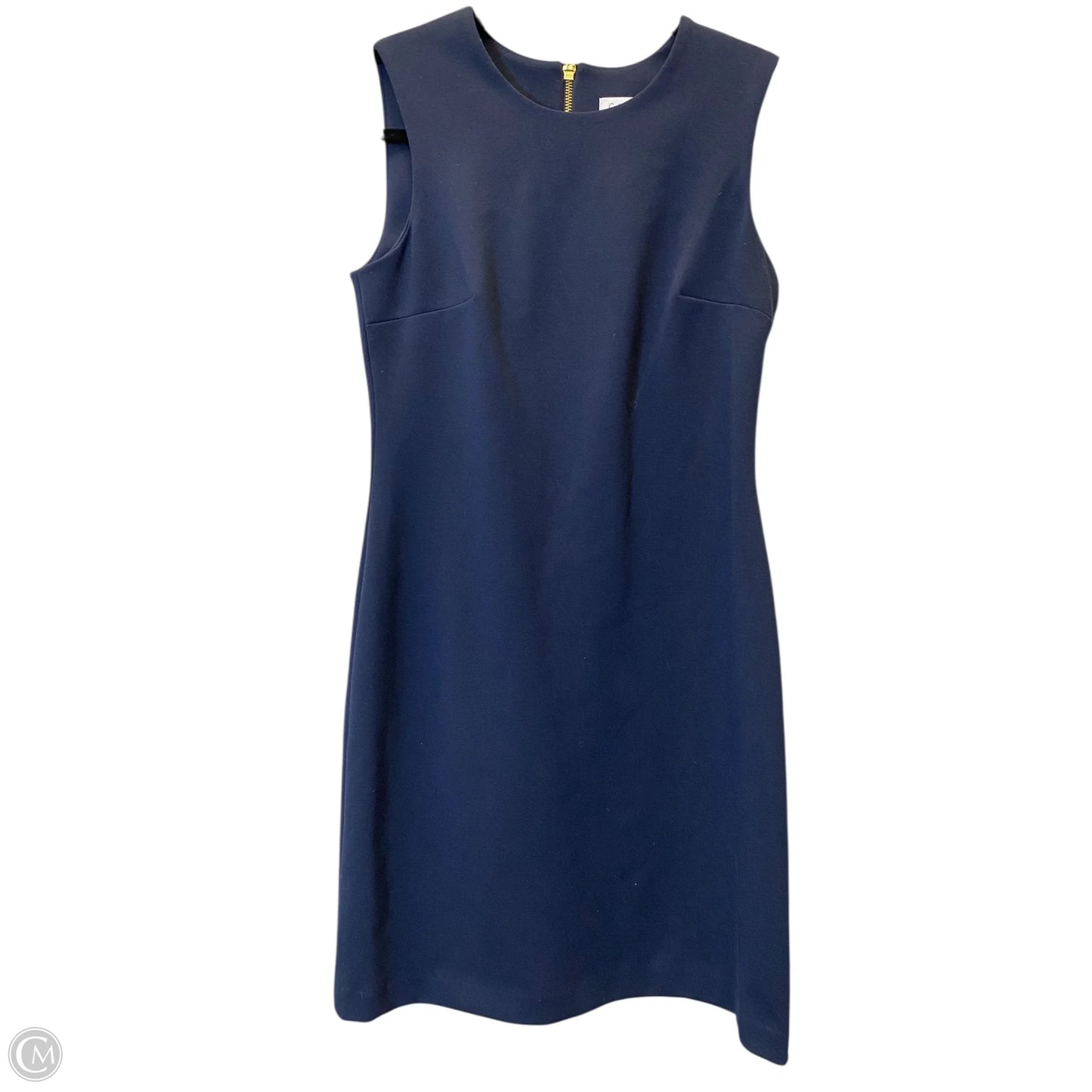 Dress Casual Midi By Calvin Klein In Blue, Size: Xs