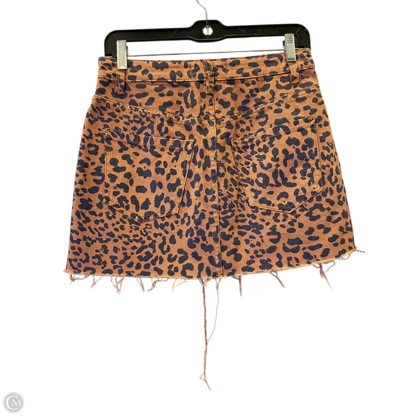 Skirt Mini & Short By Free People In Animal Print, Size: 2
