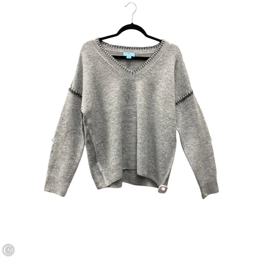 Sweater By Cece In Grey, Size: L