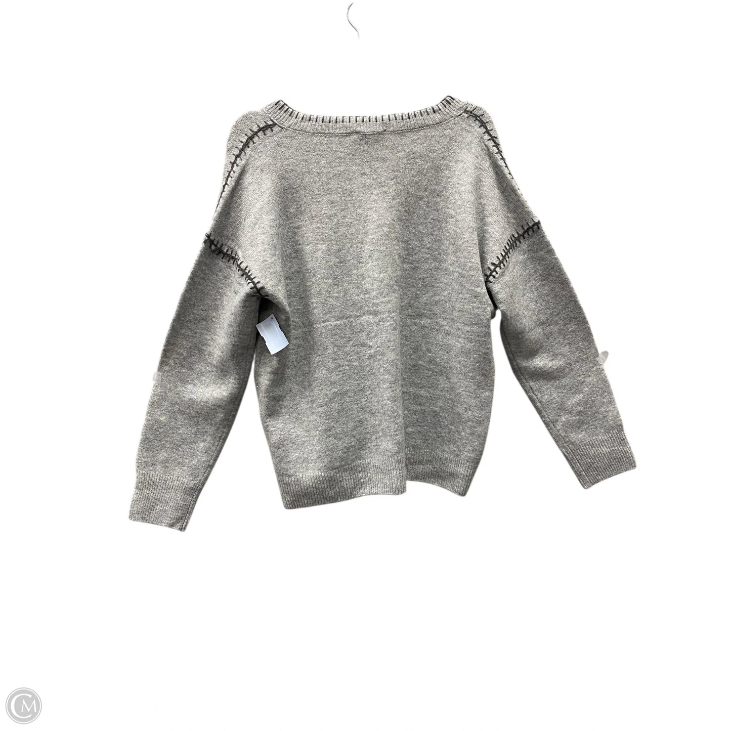 Sweater By Cece In Grey, Size: L