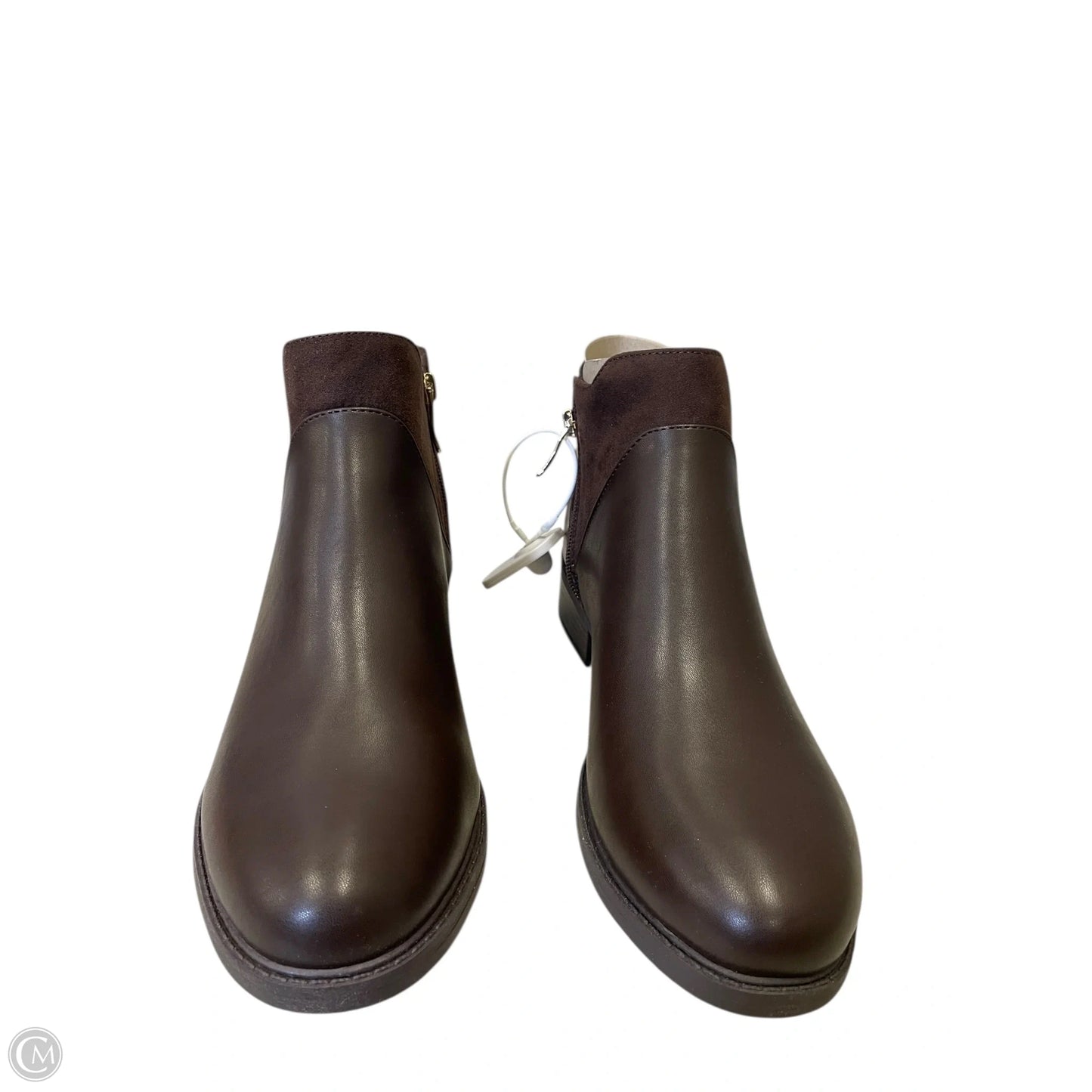 Boots Ankle Flats By Easy Spirit In Brown, Size: 11