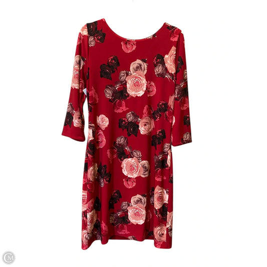 Dress Casual Short By White House Black Market In Floral Print, Size: M