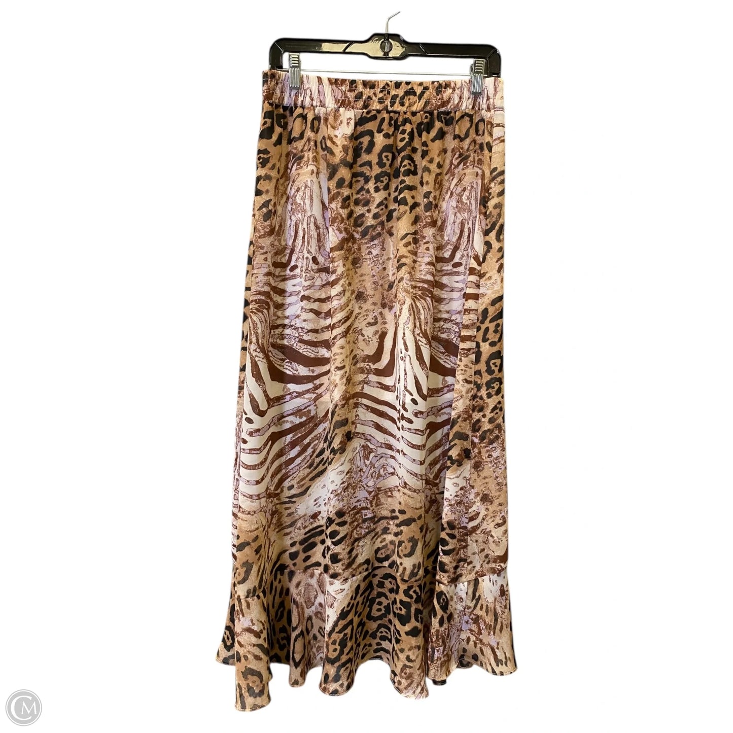 Skirt Maxi By Cato In Animal Print, Size: S