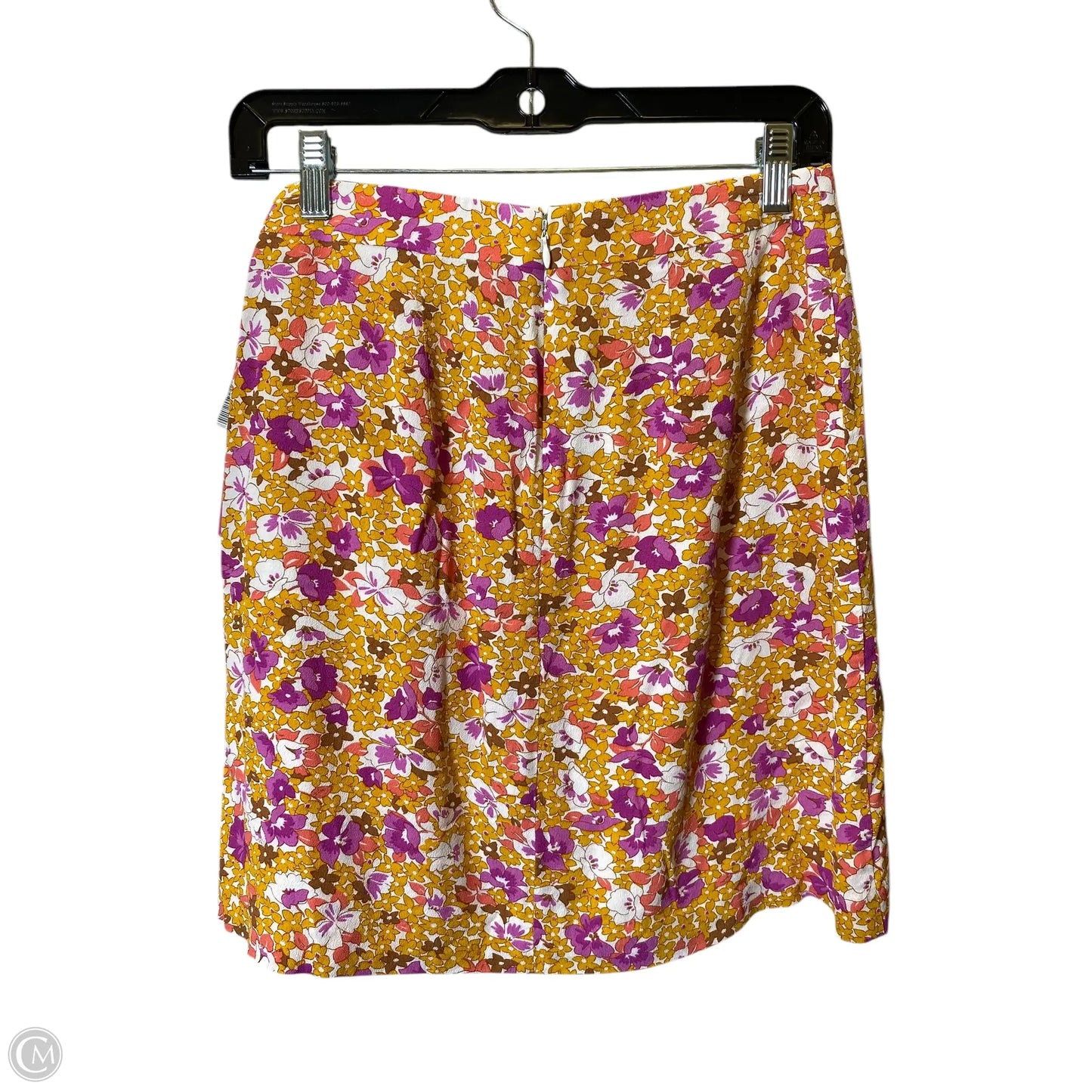 Skirt Midi By Ann Taylor In Floral Print, Size: 2p