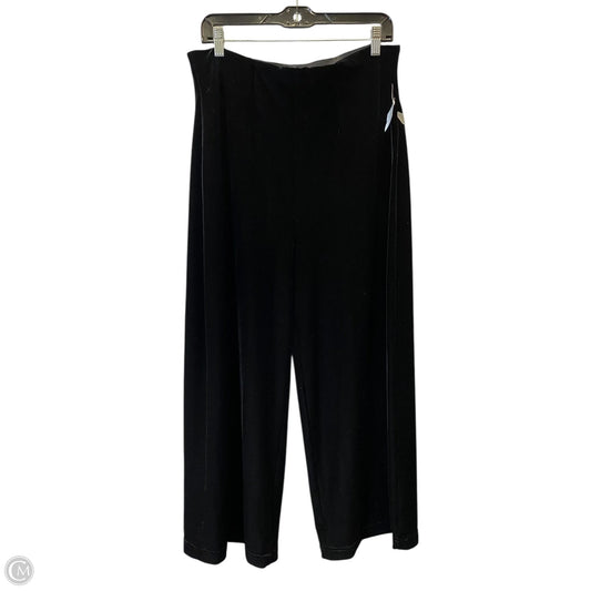 Pants Wide Leg By Chicos In Black, Size: L