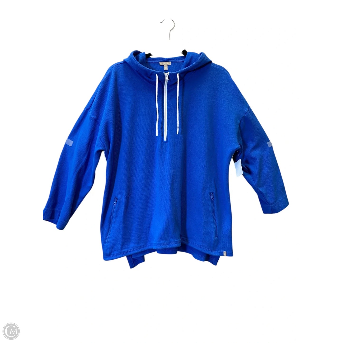 Sweatshirt Hoodie By Talbots In Blue, Size: Xl
