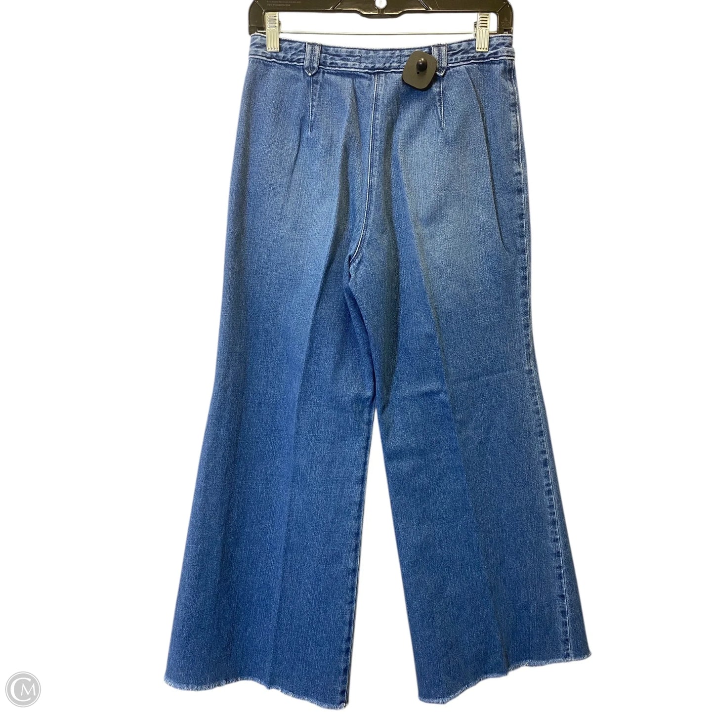 Jeans Wide Leg By Abercrombie And Fitch In Blue Denim, Size: 6