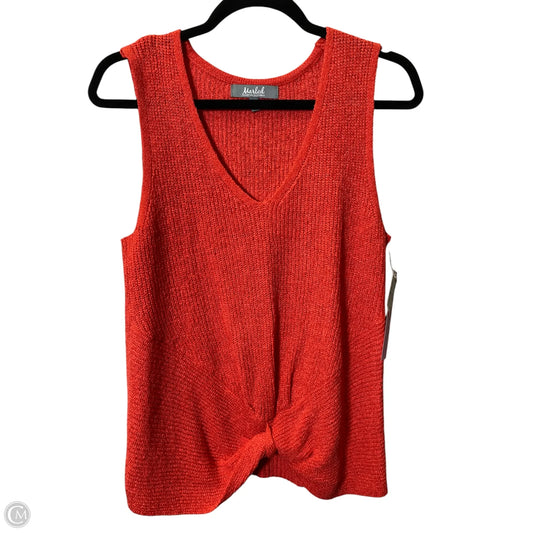 Top Sleeveless By Marled In Orange, Size: M