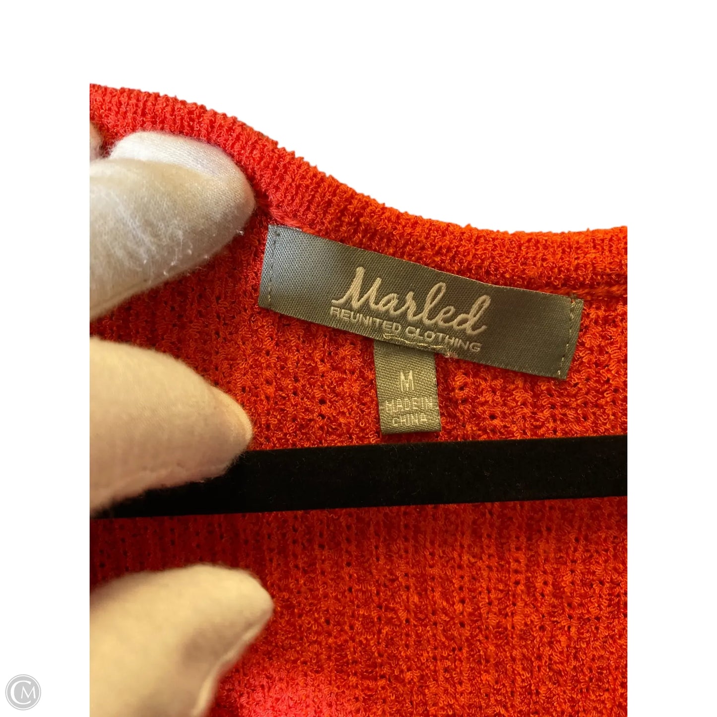 Top Sleeveless By Marled In Orange, Size: M