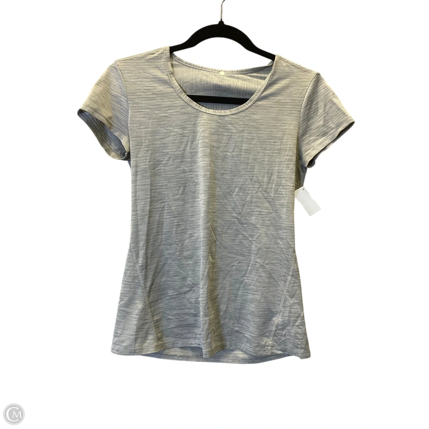 Athletic Top Short Sleeve By Athleta In Grey, Size: Xs