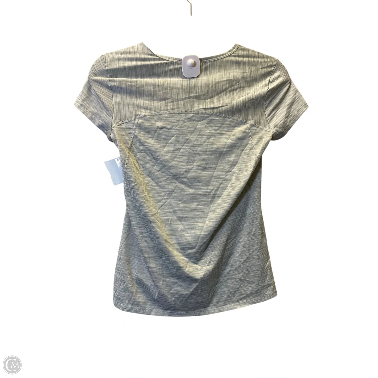 Athletic Top Short Sleeve By Athleta In Grey, Size: Xs