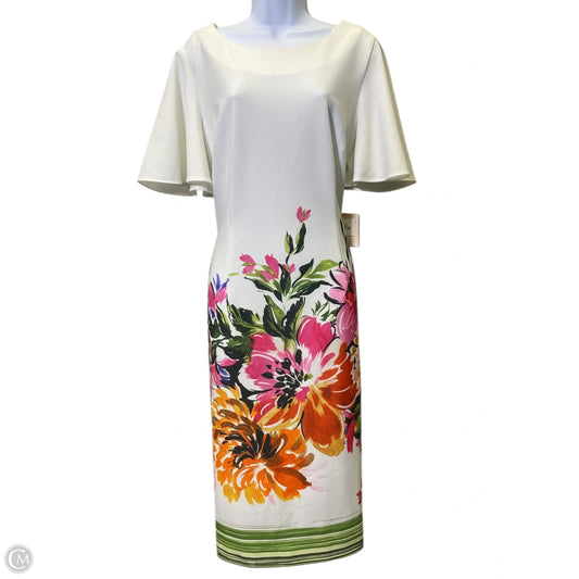 Dress Casual Midi By Clothes Mentor In Multi-colored, Size: Xl