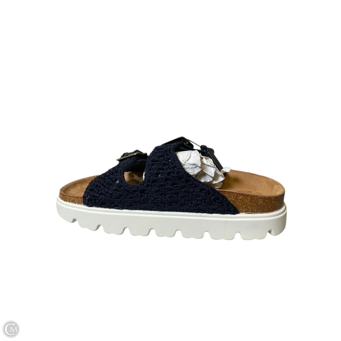 Sandals Heels Platform By Clothes Mentor In Black, Size: 10