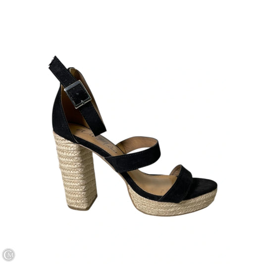 Shoes Heels Block By Clothes Mentor In Black, Size: 8.5