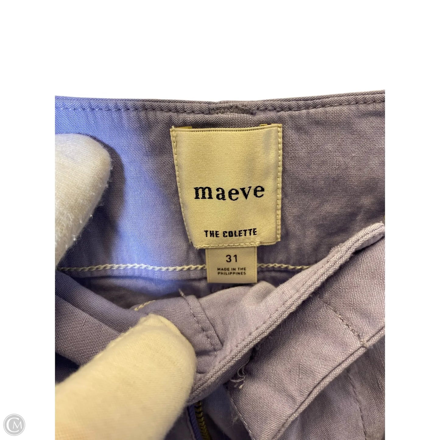 Jeans Straight By Maeve In Purple, Size: 12